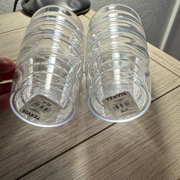 NWT Tervis Clear Glass Tumbler 10 oz Set - Picture 2 of 5